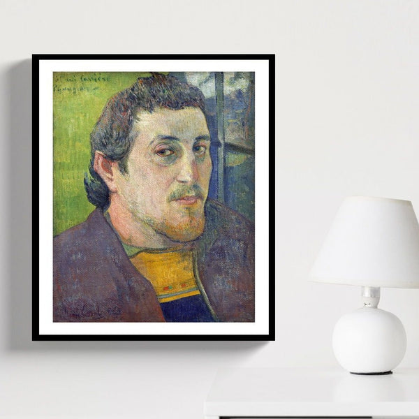 paul gauguin paining - Self-Portrait Dedicated to Carri̬re 1