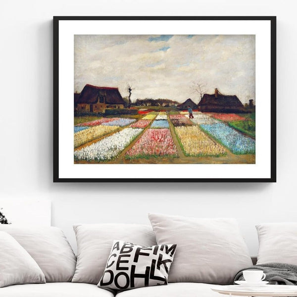Flower Beds in Holland Vincent Van Gogh Painting 1