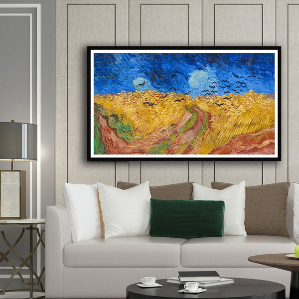 Wheatfield with Crows (1890) Artwork Painting For Home Wall Art D•À__cor By Vincent Van Gogh