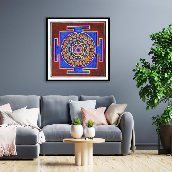 Kubera Yantra Artwork Painting For Home Wall D�_cor