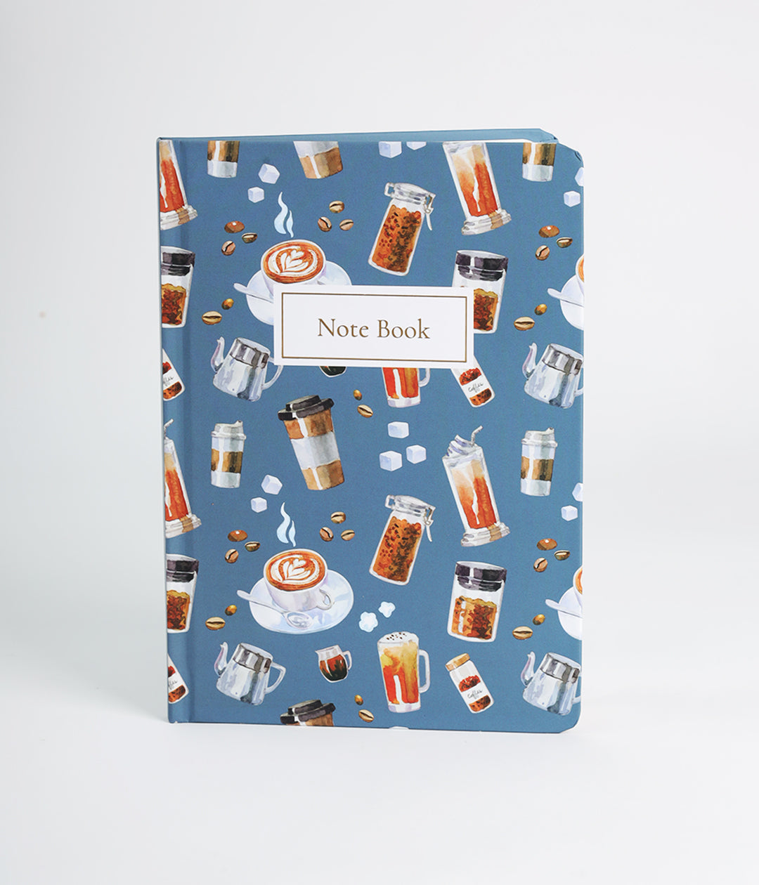 Better Latte Than Never Hardbound Notebook Journal Diary with Hybrid UV Accents