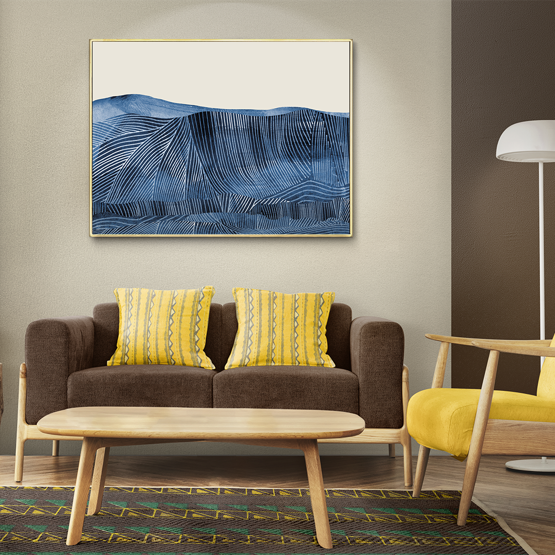 Premium Waves Abstract Wall Art Painting For Home Wall Decor