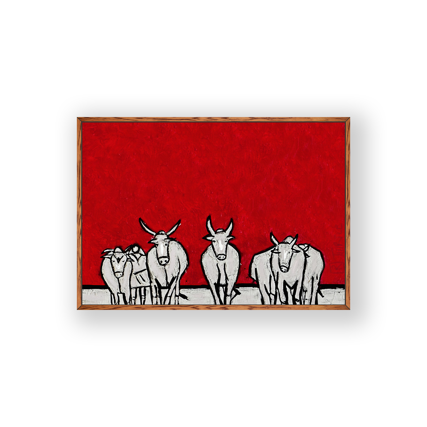 Premium Pop Cow Abstract Wall Art Painting For Home Wall Decor