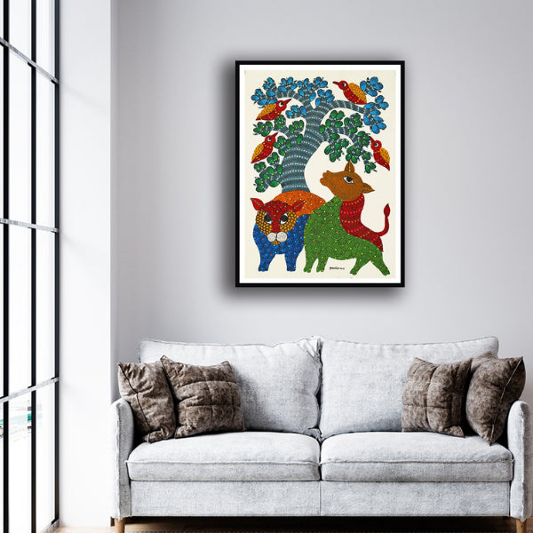 "Colors of the Wild Art Painting For Home Wall Art Decor"