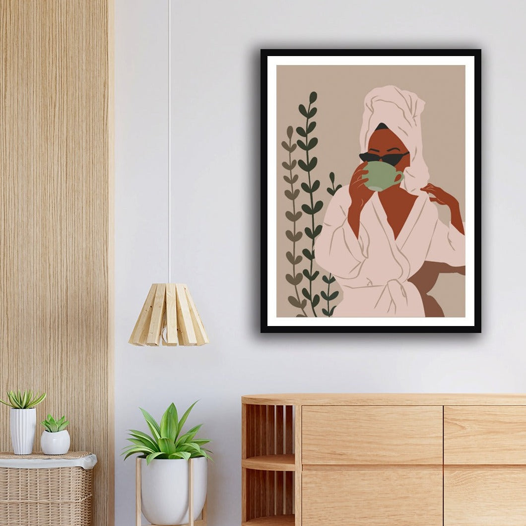 "Queen's Hour Boho Art Painting For Home Wall Art Decor"