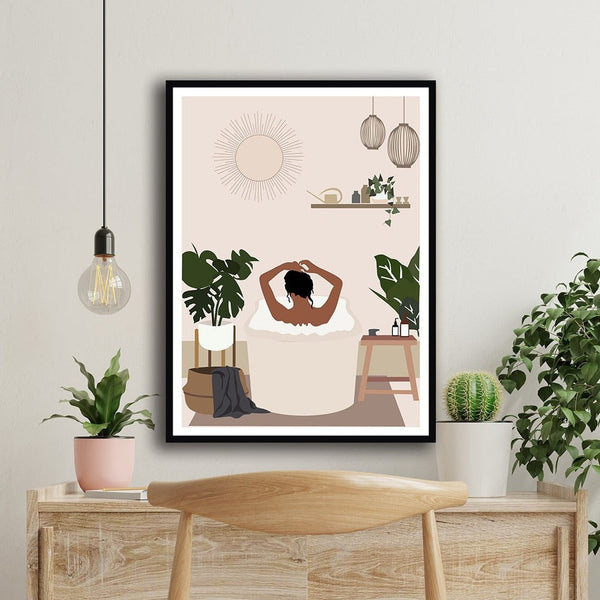 "Unwind Boho Art Painting For Home Wall Art Decor"