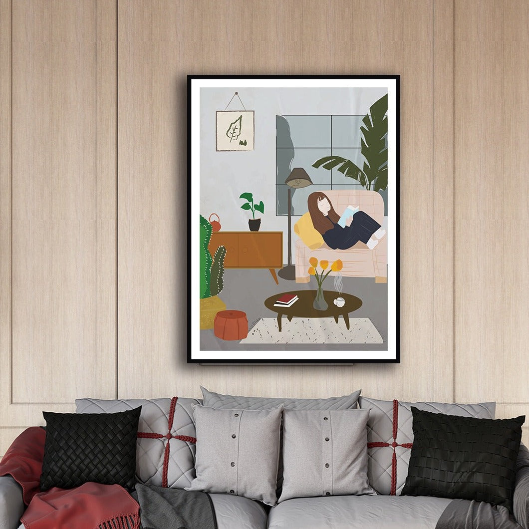 "Solace Boho Art Painting For Home Wall Art Decor"