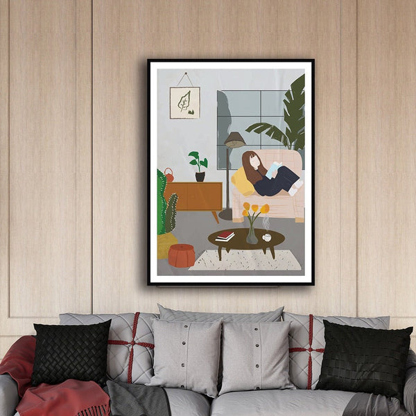 "Solace Boho Art Painting For Home Wall Art Decor"