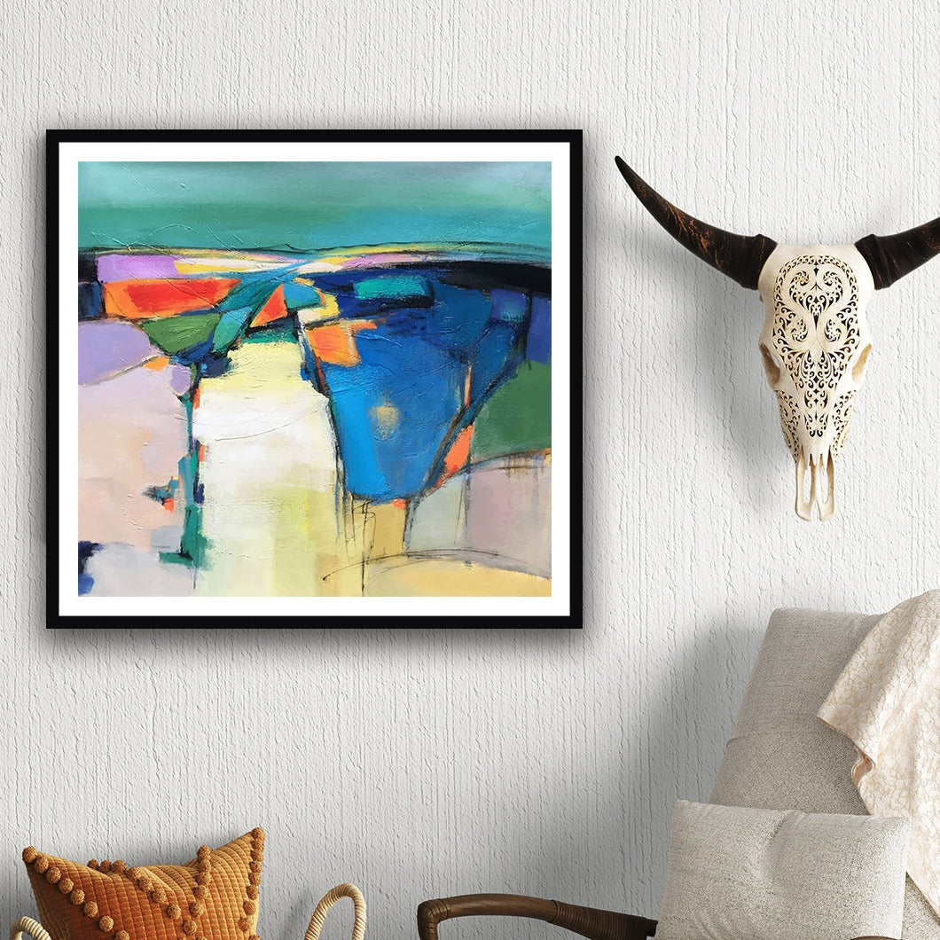 "Mosaic Abstract Art Painting For Home Wall Art Decor"