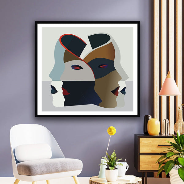 "The Story Within bstract Art Painting For Home Wall Art Decor"