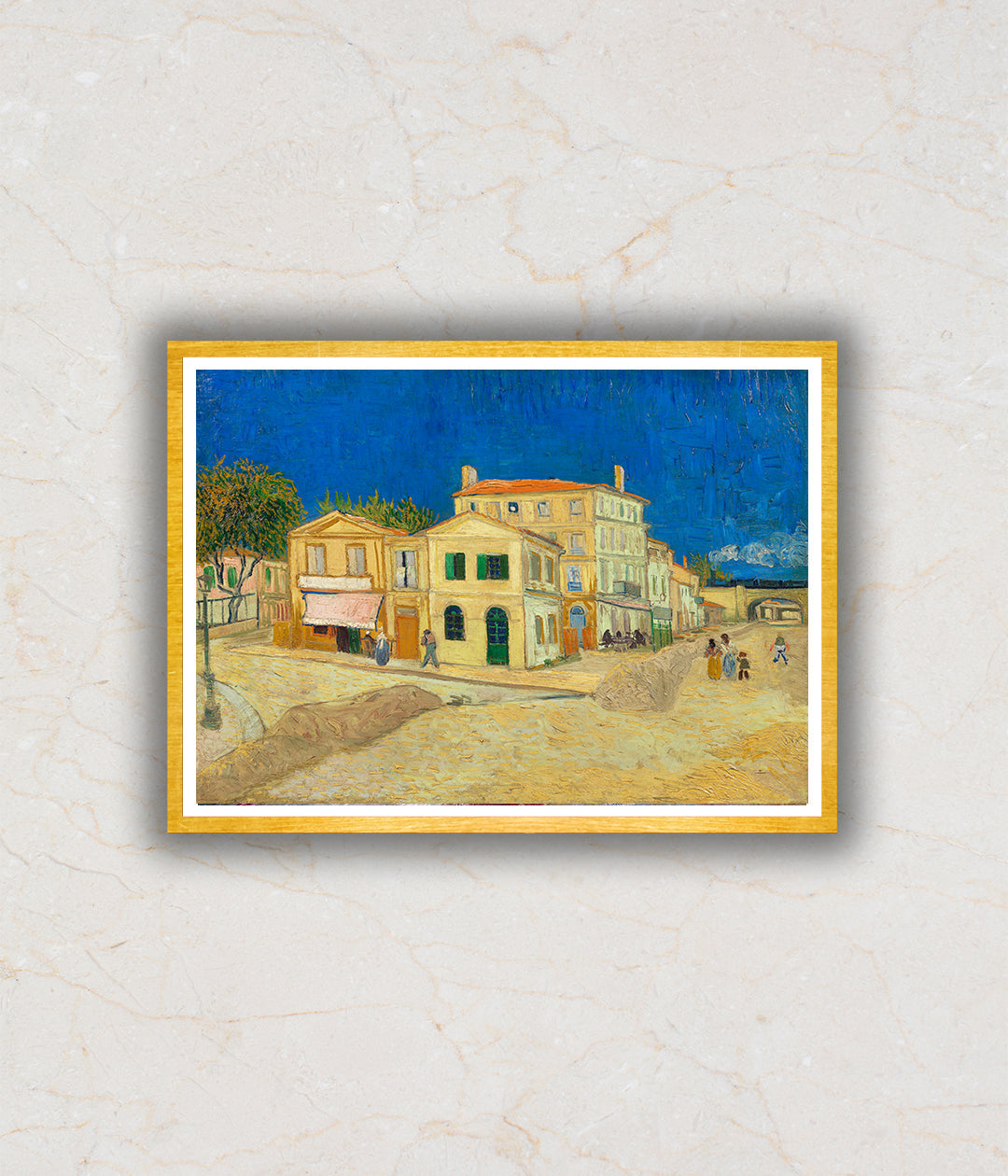 "The Yellow House (1888) Artwork Painting For Home Wall Art D‰ۢÌÛ__cor By Vincent Van Gogh"