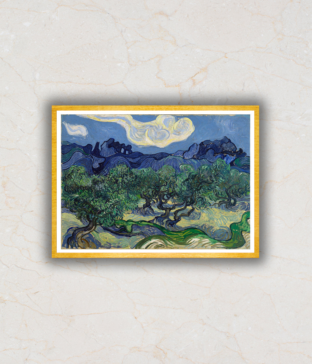 "Green Wheat Fields, Auvers (1890) Artwork Painting For Home Wall Art D‰ۢÌÛ__cor By Vincent Van Gogh"