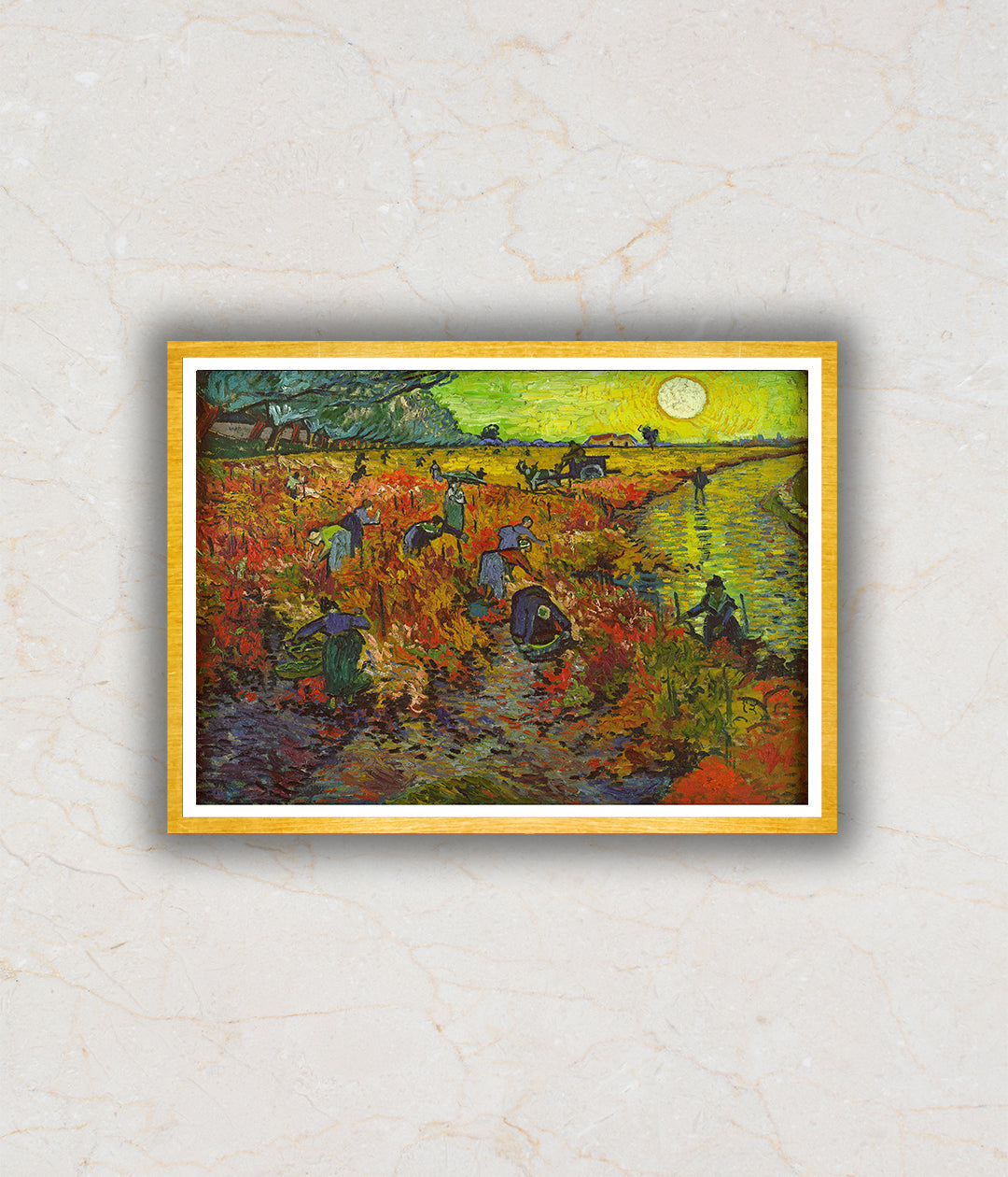 "The Red Vineyard Artwork Painting For Home Wall Art D‰ۢÌÛ__cor By Vincent Van Gogh"