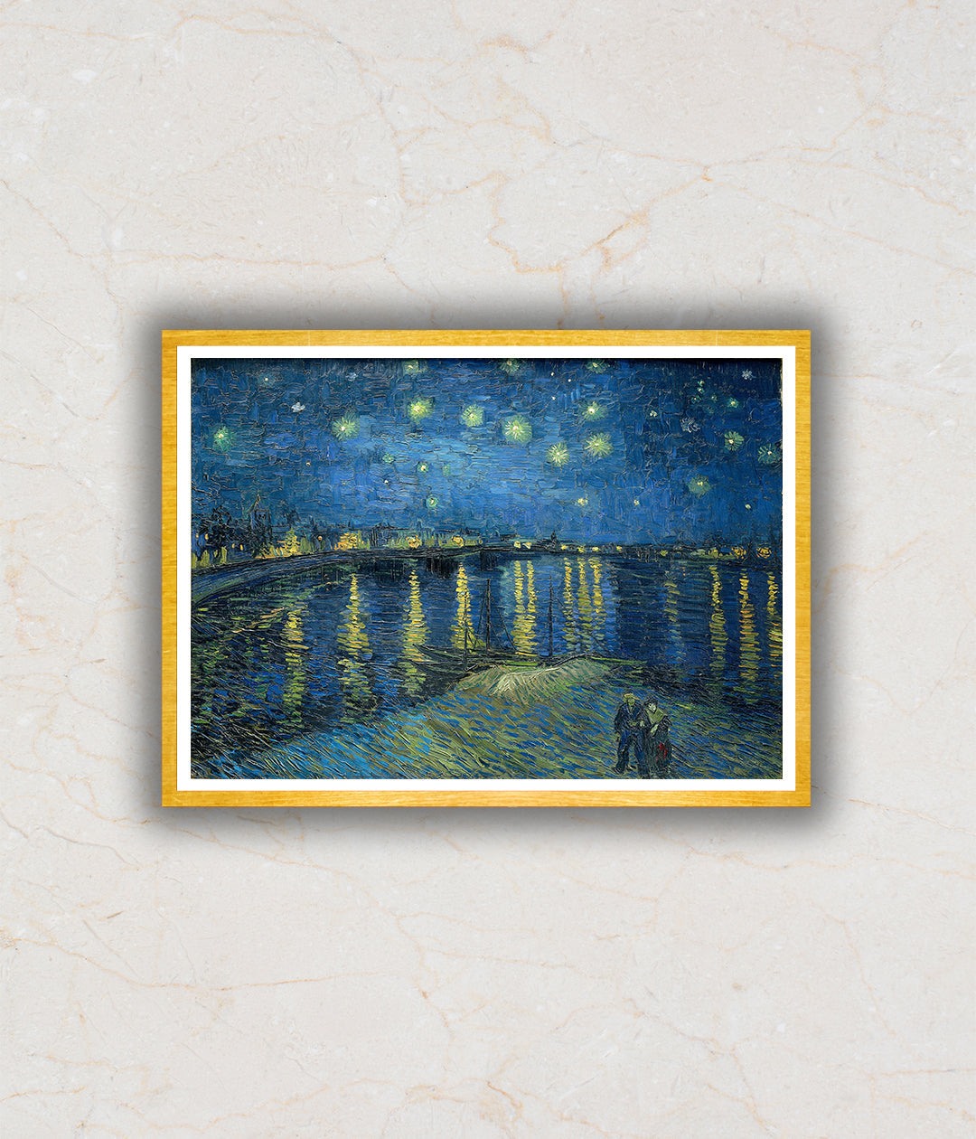 "Starry Night Over the Rhone Artwork Painting For Home Wall Art D‰ۢÌÛ__cor By Vincent Van Gogh"