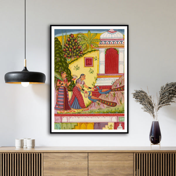 "Kamod Ragini Artwork Painting For Home Wall Art D�_cor"