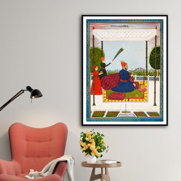"Diwan Nawal Singh, Prime Minister of Datia Artwork Painting For Home Wall Art D�_cor"