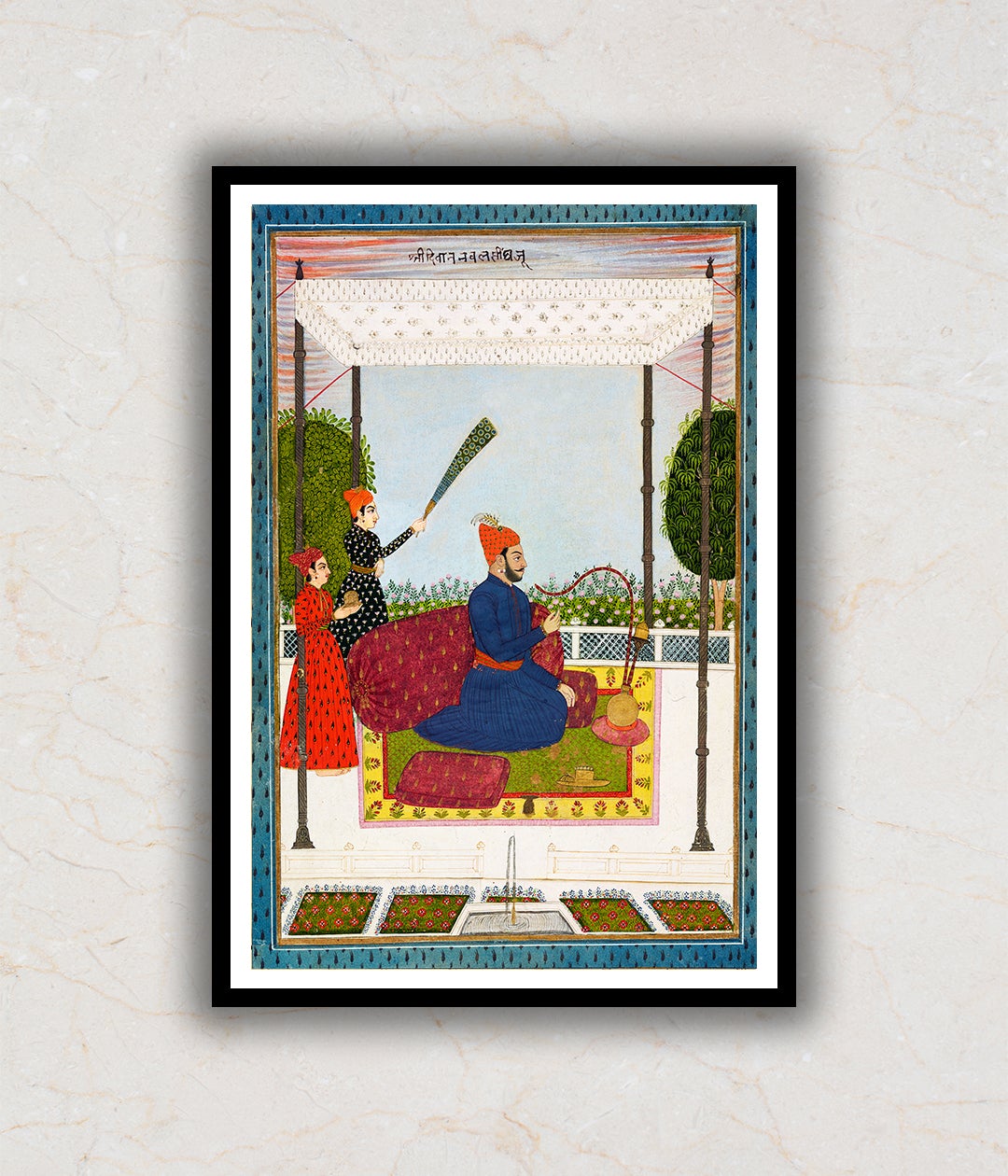 "Diwan Nawal Singh, Prime Minister of Datia Artwork Painting For Home Wall Art D�_cor"