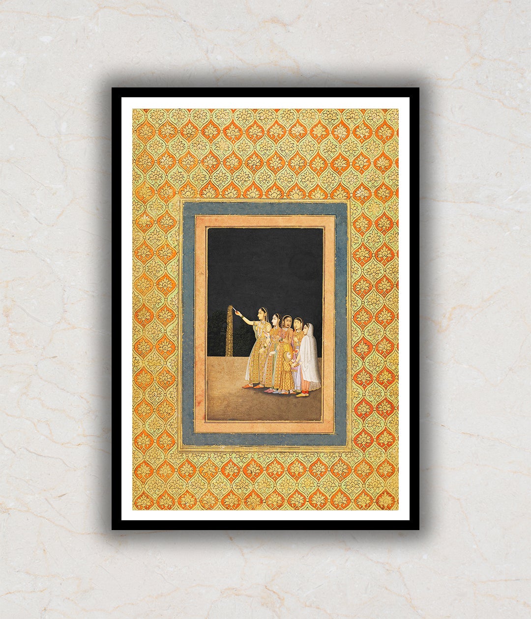 "Court Ladies Playing with Fireworks Artwork Painting For Home Wall Art D�_cor"