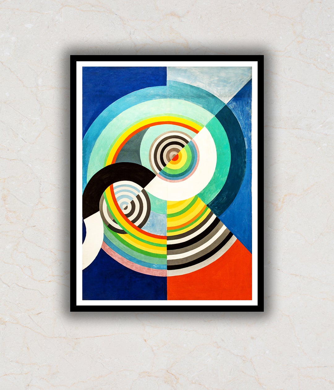 "Rhythm Modern Abstract Painting Artwork For Home Wall D•À__cor by Robert Delaunay 1"