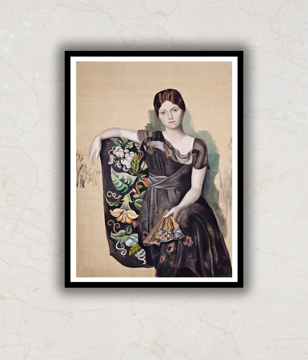"Ogla in Armchair Modern Abstract Painting Artwork For Home Wall D•À__cor by Pablo Picasso"