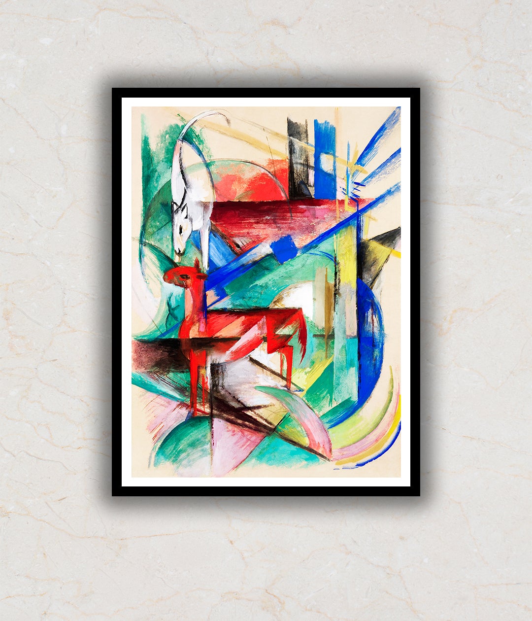 "Composition of Animals Modern Abstract Painting Artwork For Home Wall D•À__cor"