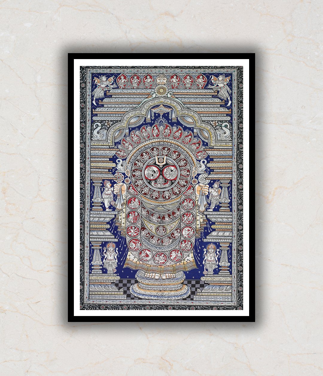"Lord Jagannath Pattachitra Art Painting For Home Wall Art Decor"