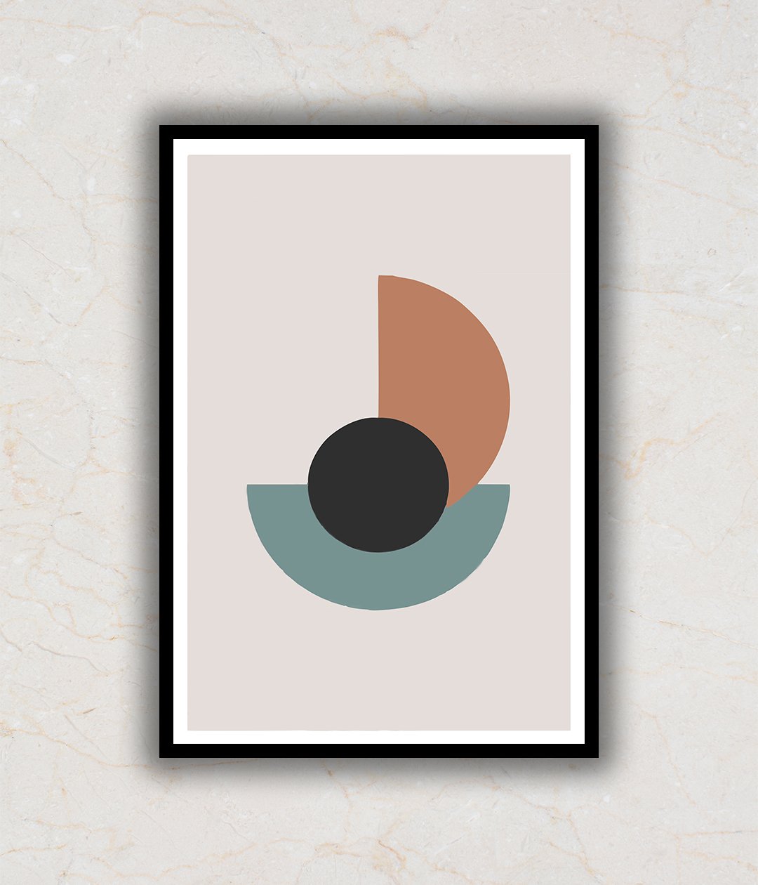 "Profiles of Earth Abstract Painting"