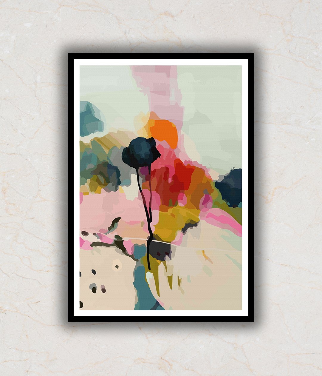 "Flowers Abstract Art"