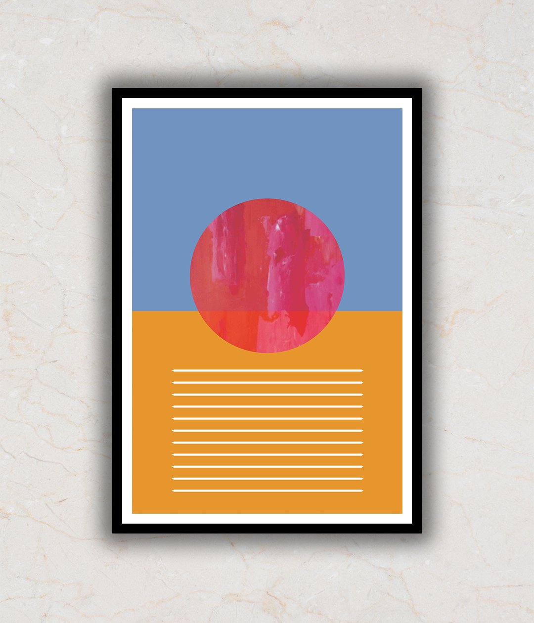 "Dusk Away Abstract Art"