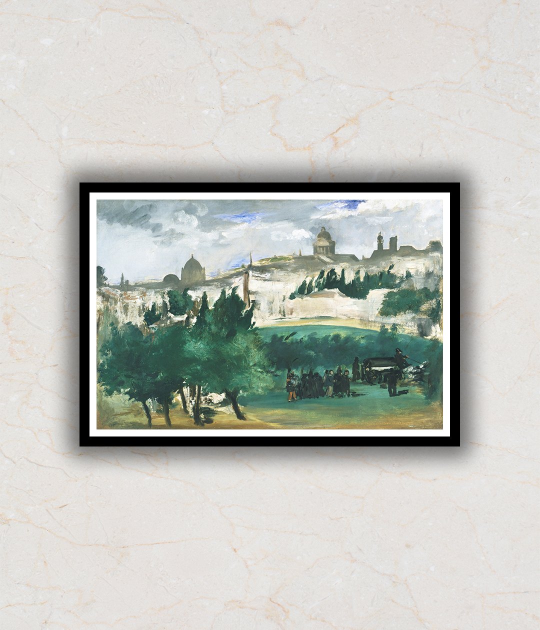 "The Funeral Abstract Art by ÌÎÌ_douard Manet"