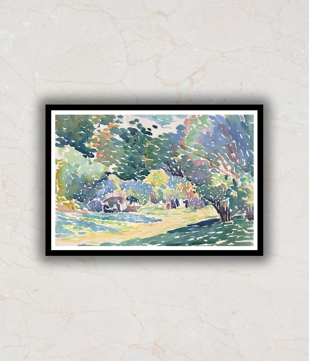 "Landscape Abstract Art by Henri-Edmond Cross."