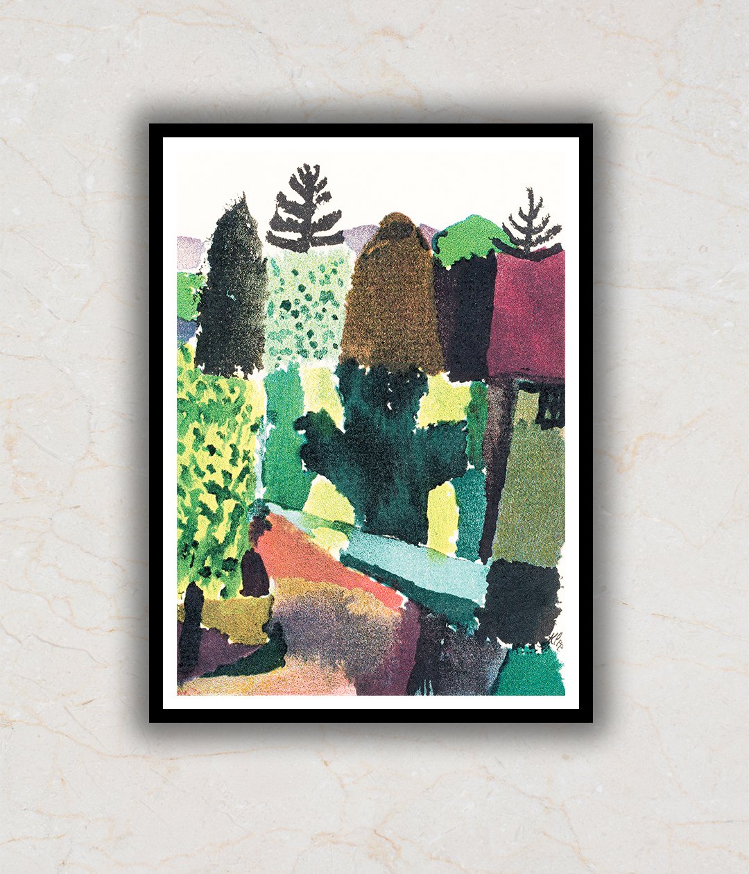 "Park Abstract Art by Paul Klee."