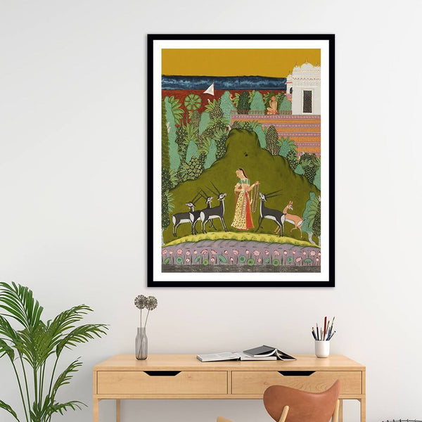"Gaudi Ragini Art Painting For Home Wall Art Decor"