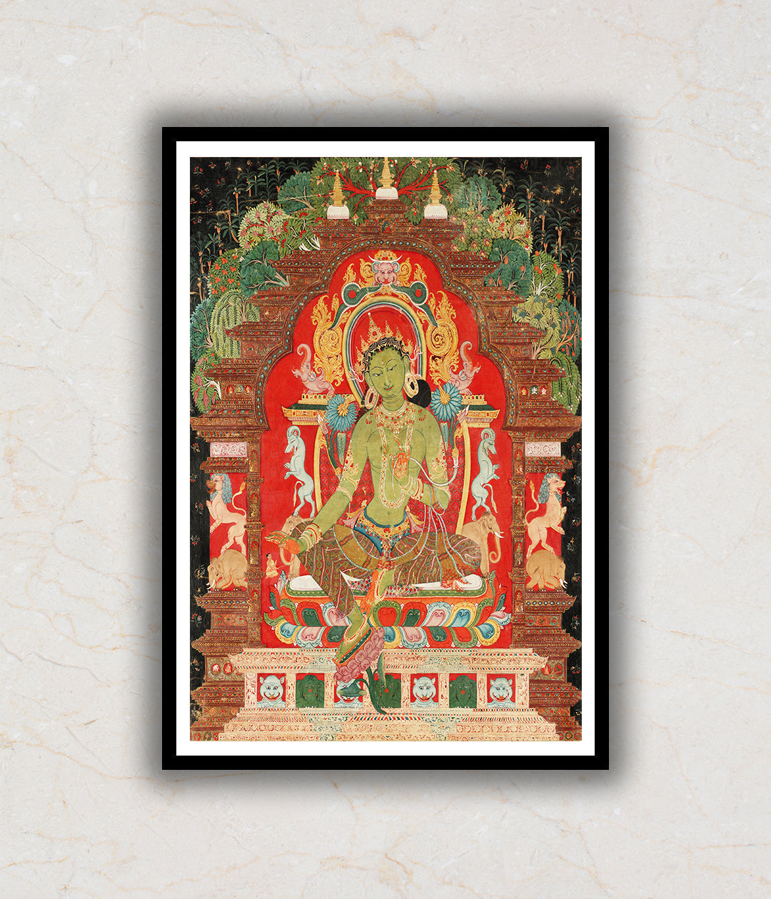 "Shyama Tara Jetsun Dolma Buddhist Art"