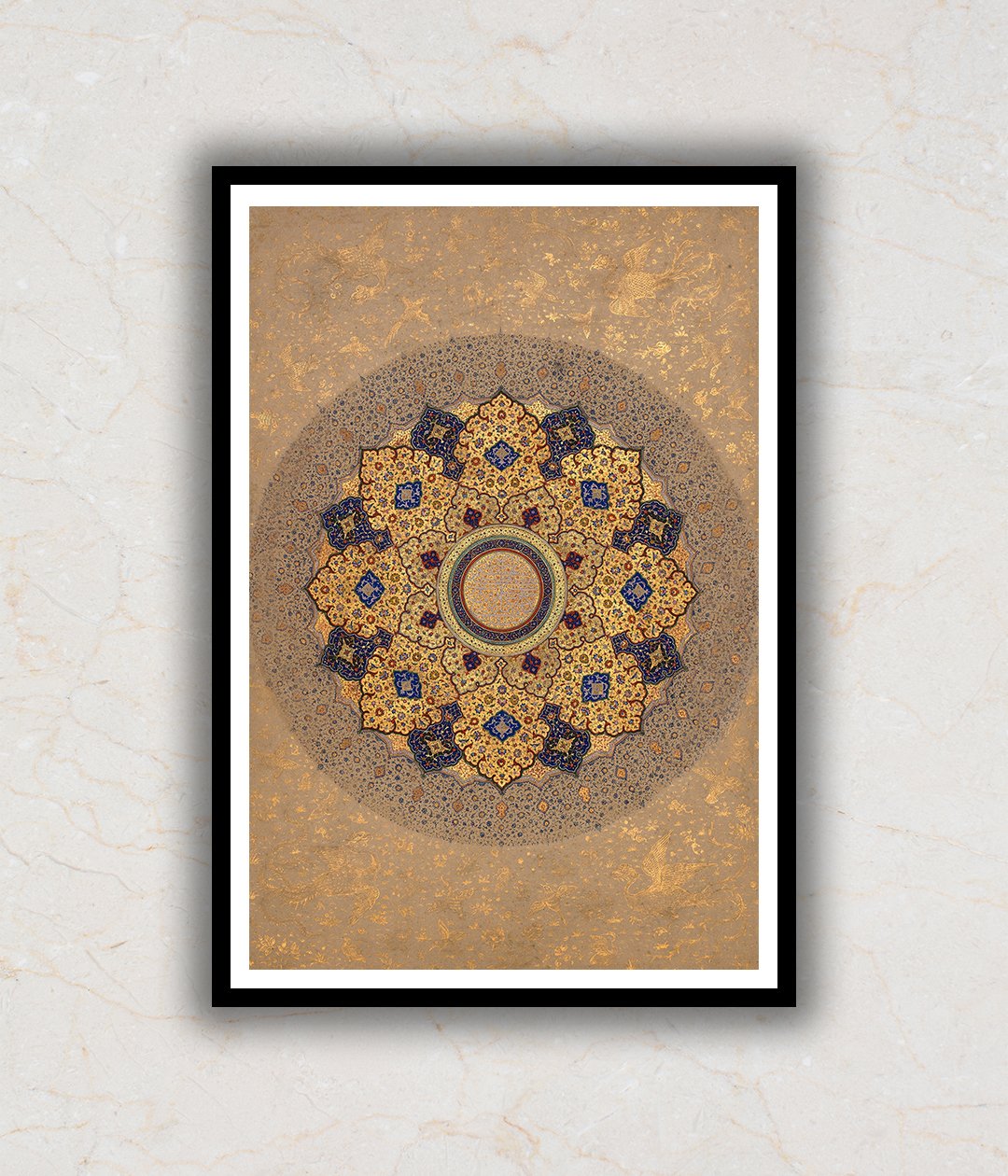 "Gold Mandala Rajsthani Art Painting For Home Wall Art Decor"