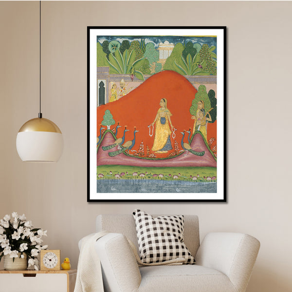 "Kakubha Ragini Art Painting For Home Wall Art Decor"
