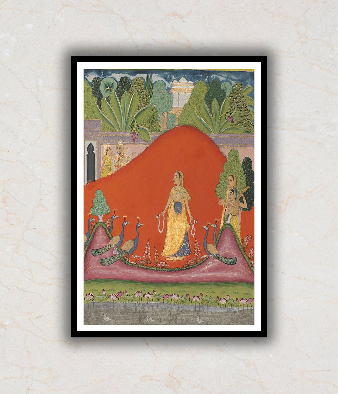 "Kakubha Ragini Art Painting For Home Wall Art Decor"