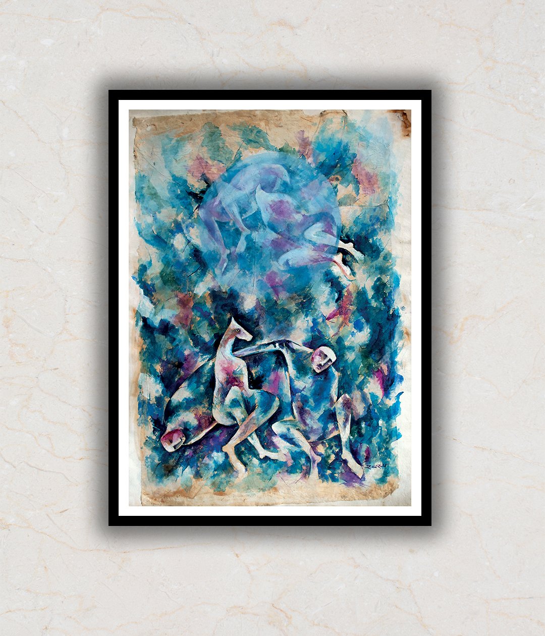 "Break Free Abstract Art Painting"