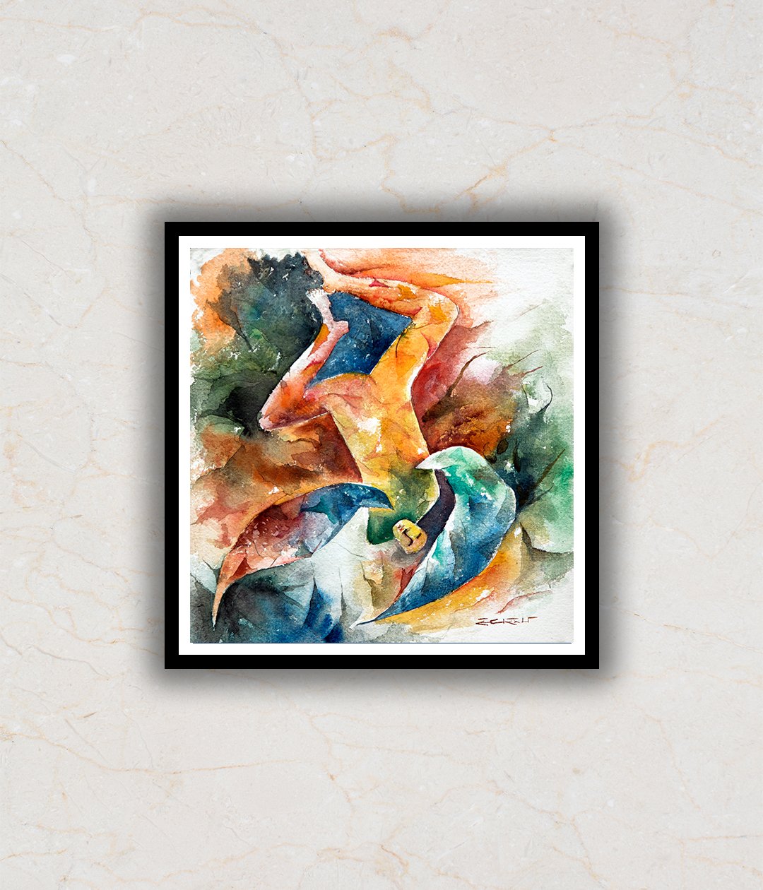 "Immerse Abstract Wall Art"