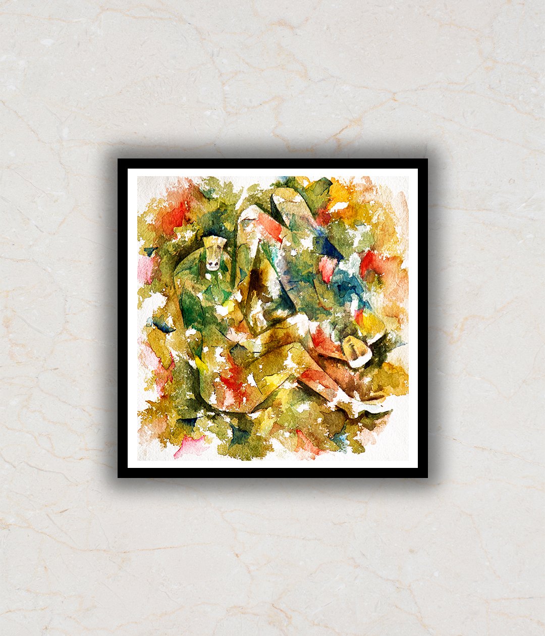 "A Lost Connection Abstract Painting"