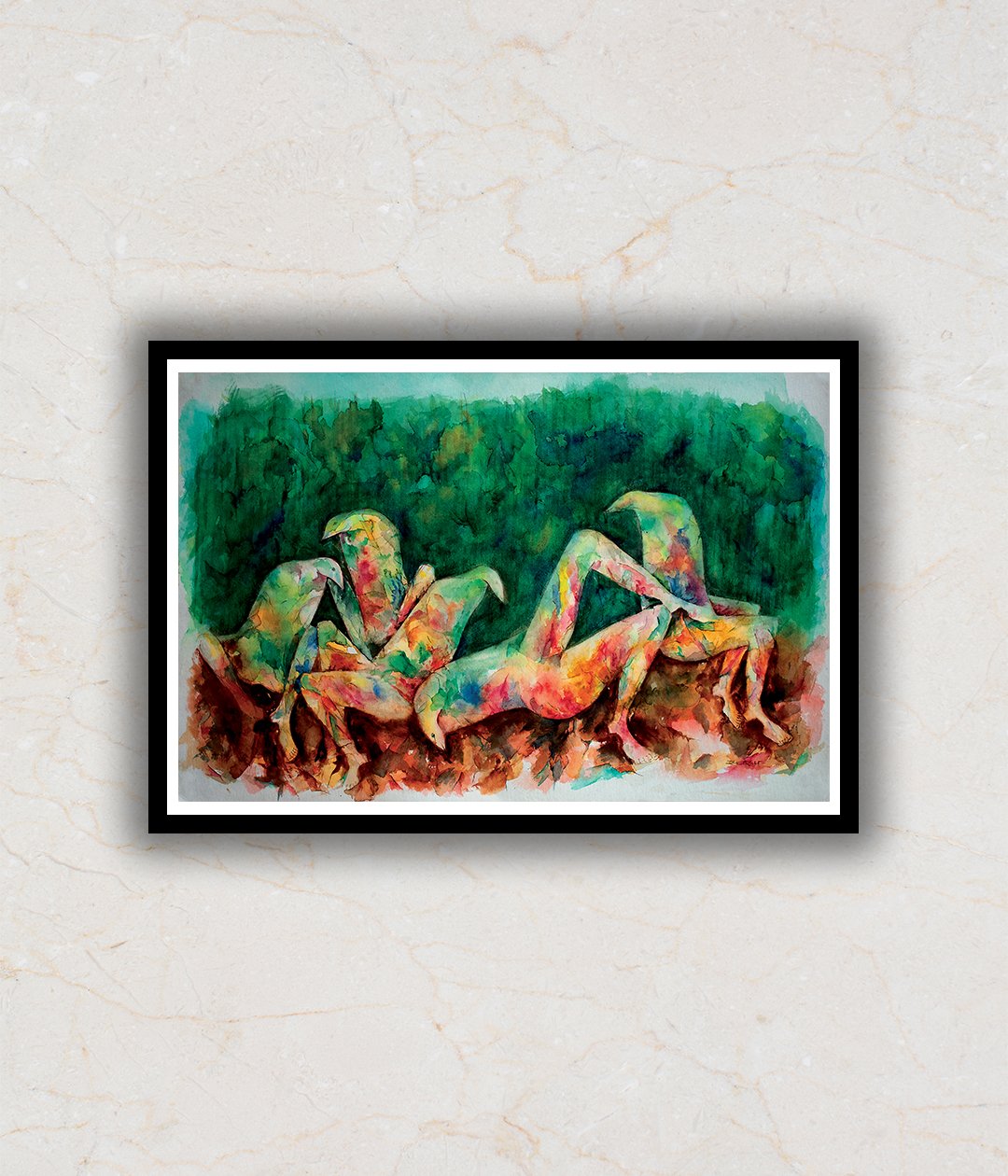 "Co-Dependent Abstract Wall Art"