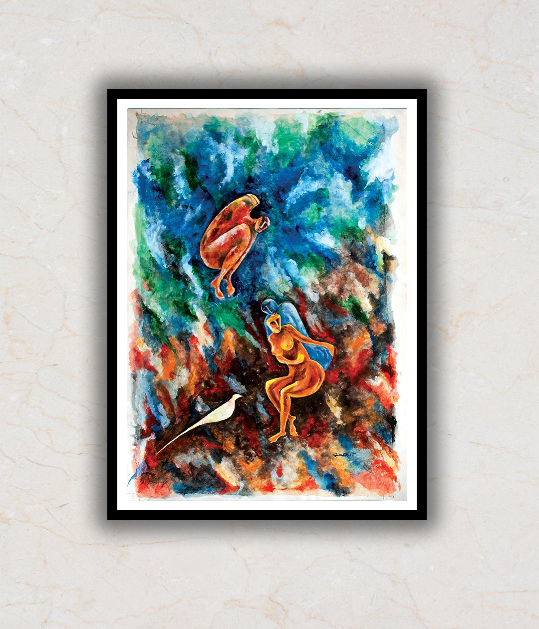 "Schism Abstract Painting"