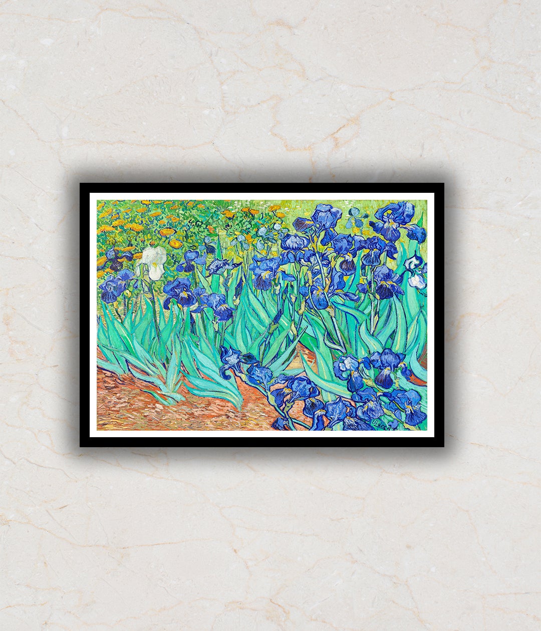 "Irises Vincent Van Gogh Painting"