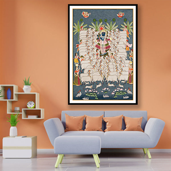 "Shrinath Ji Gopastami Pichwai Painting 5"