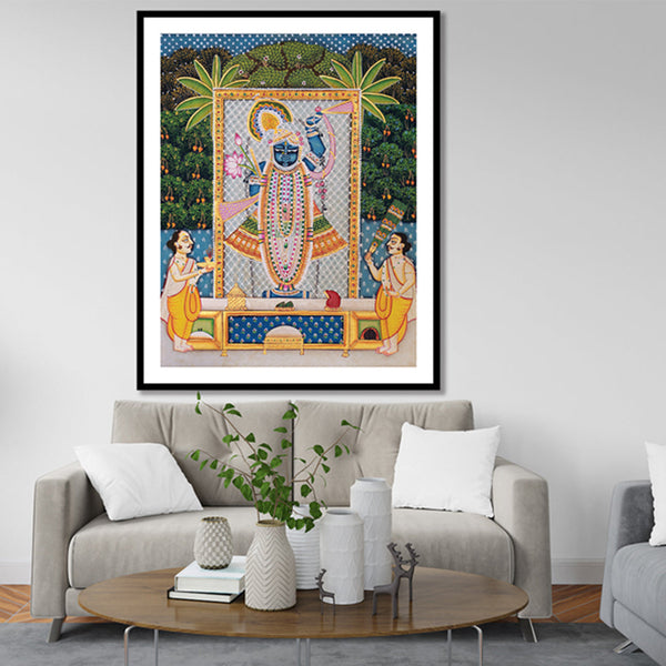 "Shrinath Ji (Shri Krishna) Pichwai Painting 12"