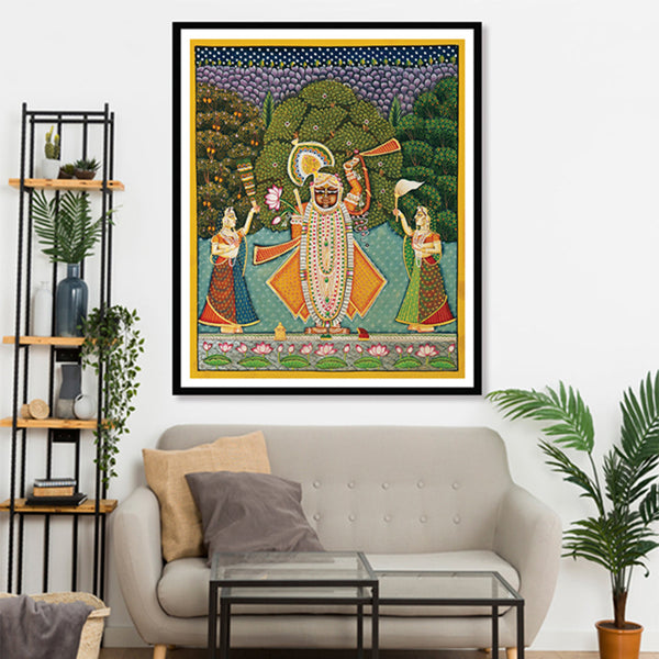 "Shrinath Ji Raas Leela Pichwai Painting 1"