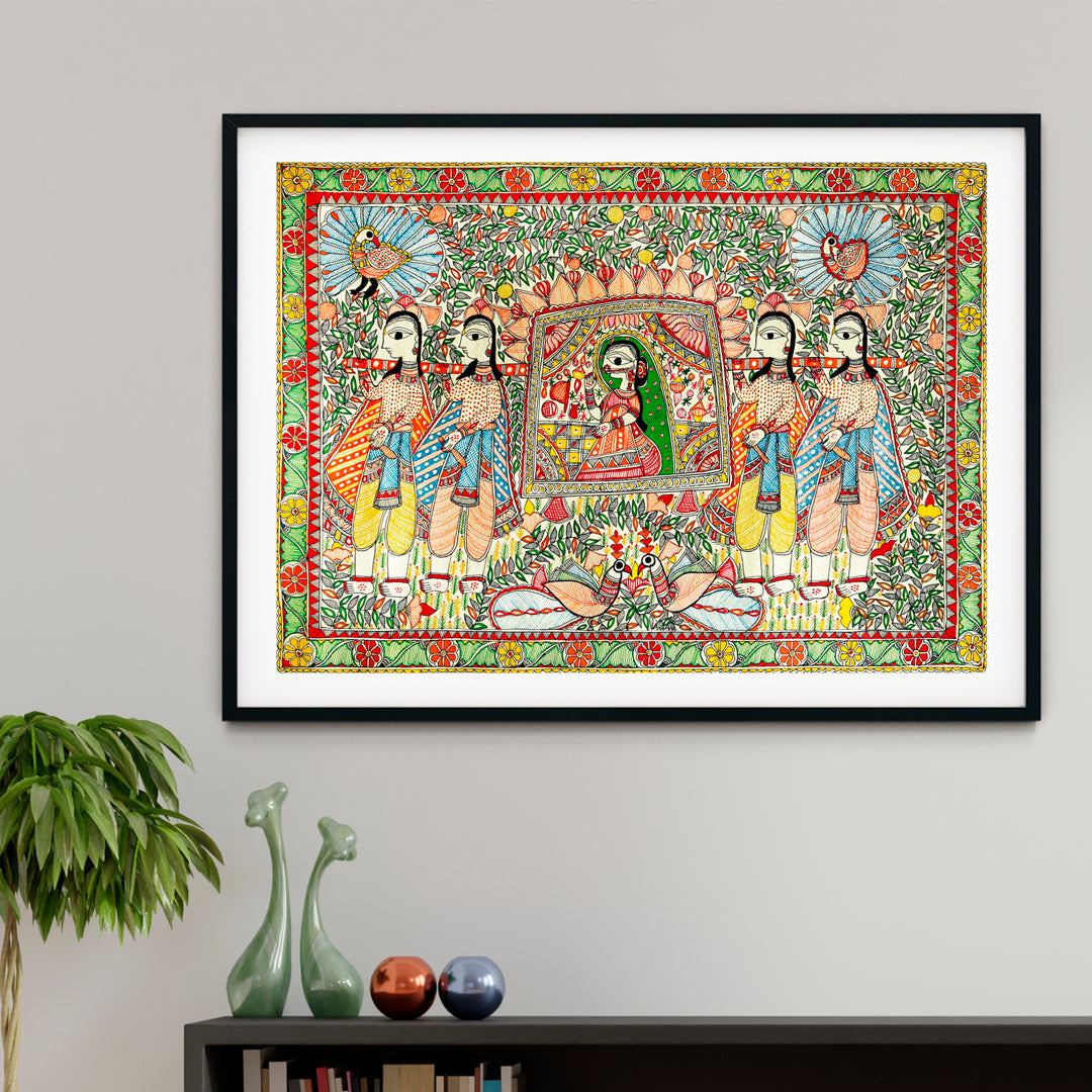 "Doli Madhubani Painting 1"