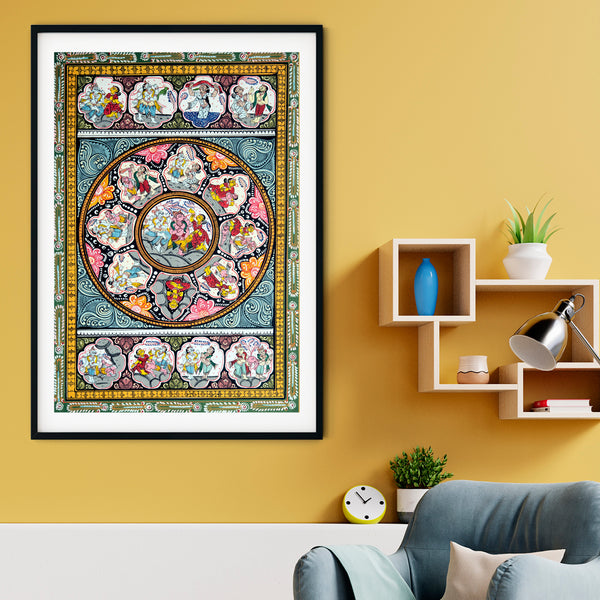 "Shri Ganesha Journey Pattachitra Art 1"