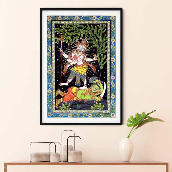 "Shiva Tandav Pattachitra Art 1"