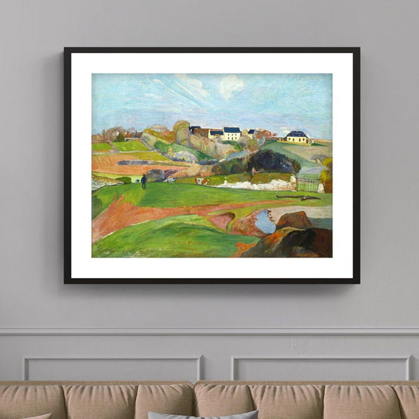 "paul gauguin paining - Landscape at Le Pouldu 1"